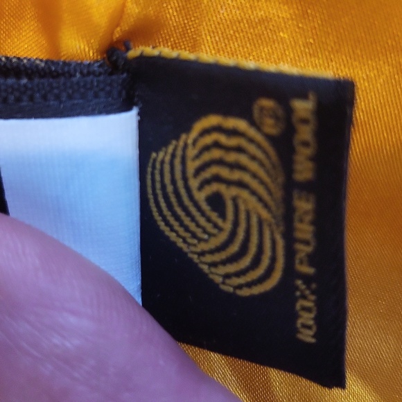 Vtg 80s 90s DONNA KARAN Orange Oversized Longline Wool Crepe 1 Button Blazer - Picture 11 of 16